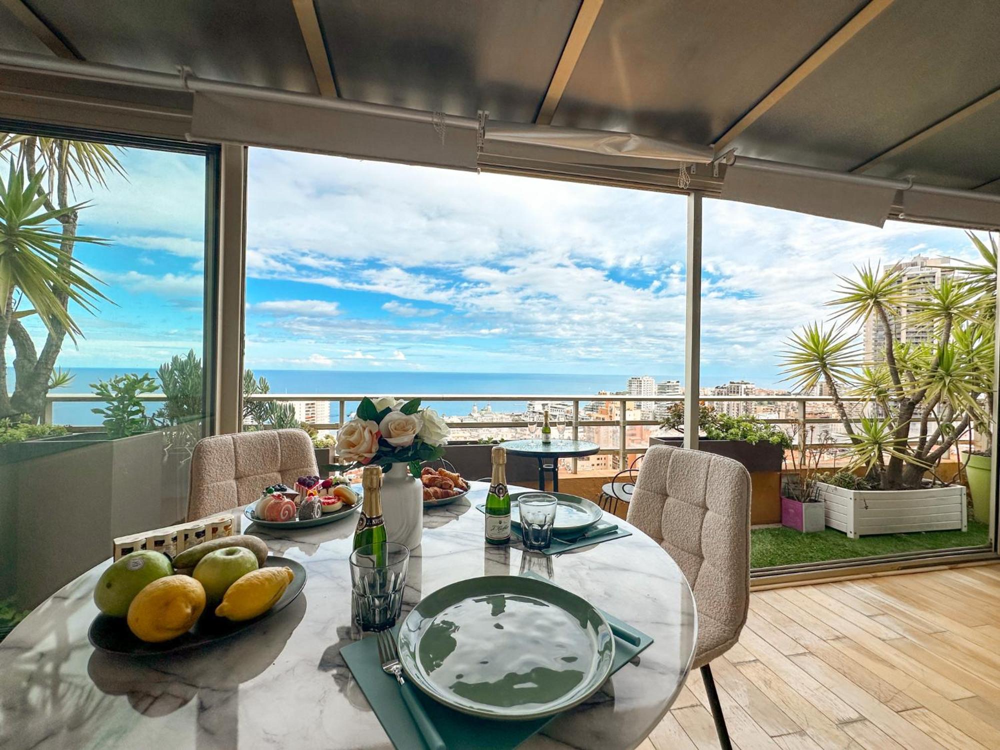 Panoramic Monaco View, Bnbrickeys Beausoleil Buitenkant foto